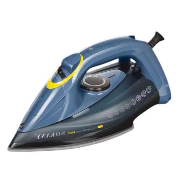 Утюг проводной с керамическим покрытием 2600 Вт SOKANY SK-YD-2127 Черный с синим
