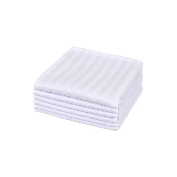 Серветка Iris Home 11013 Україна 40*40 см  Сатін Білий