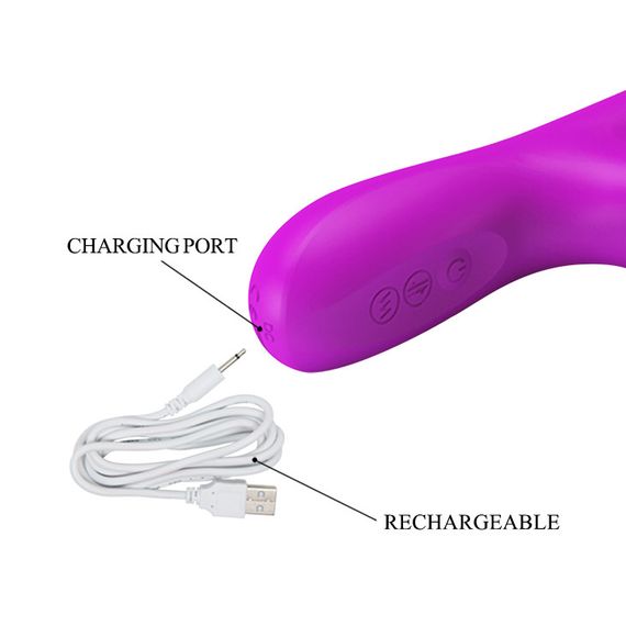 Вібратор - Pretty Love Reese Vibrator Purple Sex Aura | Зображення 8