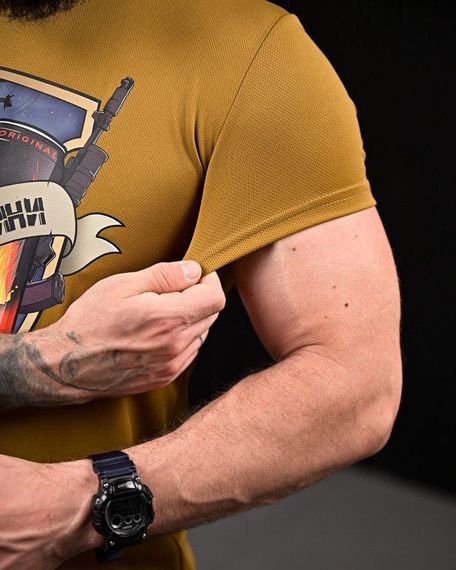 Тактична вологовідводна футболка Паливо coyot ПП7723 | Зображення 5