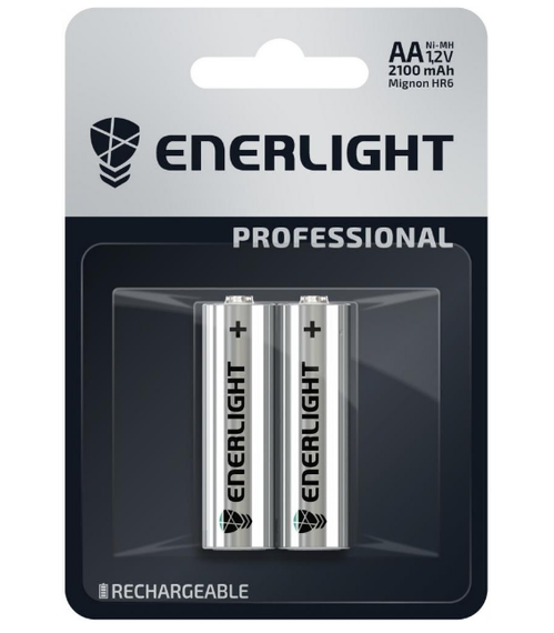 Акумулятор AA/HR06 NiMh 2100mAh (бл-2шт) Enerlight Professional