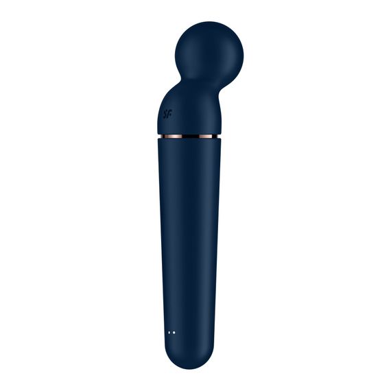 Вібромасажер Satisfyer Planet Wand-er Blue/Rosegold, дуже потужний, бездротовий | Зображення 3