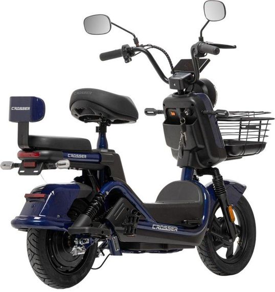 Електроскутер Crosser CR-2 800W 60V 24Ah, електровелосипед до 55 км/год, графеновий акумулятор, 2 місця | Зображення 6