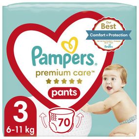 Подгузники Pampers Premium Care Pants Midi Розмір 3 (6-11 кг) 70 шт (8001090759955)