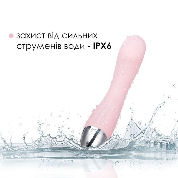 Вібратор для точки G Svakom Amy Pale Pink з інтелектуальним режимом і шовковистим покриттям | Зображення 5