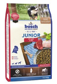 Bosch HPC Junior with Lamb & Rice Сухой корм корм для щенков с чувствительным пищеварением 3 кг