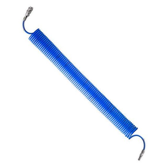 Шланг спіральний з швидкороз'ємним з'єднанням 20 м, 5,5*8 мм INTERTOOL PT-1709