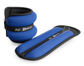 Обважнювачі для ніг та рук Hop-Sport HS-S004WB 2х2кг сині