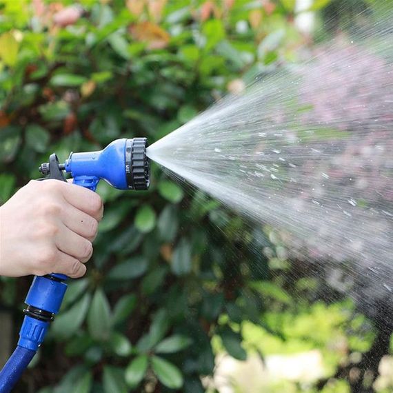 Шланг для поливання 45 м AN-620 Magic Hose з розпилювачем Magic Hose, Синій/ Садовий шланг поливальний/розтягувальний шланг | Зображення 8