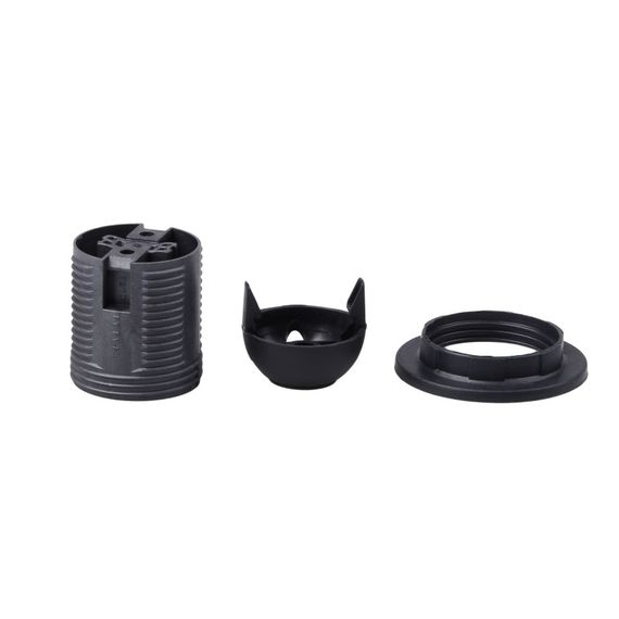 Патрон E27 NYLON 1+1+1 Black | Зображення 2