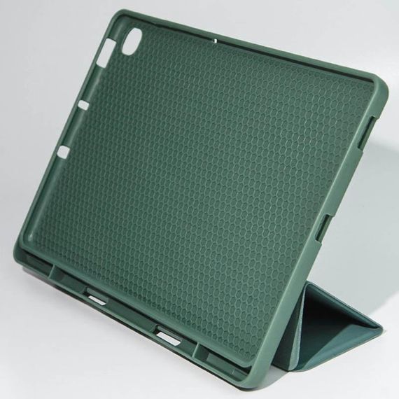 Чехол-книжка Book Cover (stylus slot) для Samsung Galaxy Tab A11 (8.7'') (X110/X115) Зеленый / Pine green | Зображення 3