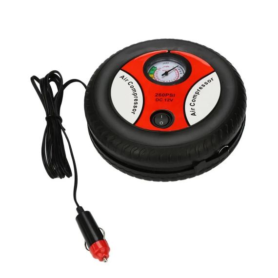 Компресор автомобільний AIR COMPRESSOR 260PSI DC-12V червоний | Зображення 3