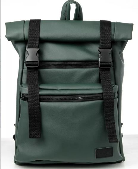 Жіночий рюкзак Sambag RollTop Zard зелений 41 х 30 х 16 см (24238007)
