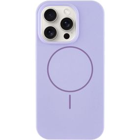 Чохол Silicone Case Full Protective (AA) NO LOGO with MagSafe для Apple iPhone 13 Pro (6.1") Бузковий / Dasheen