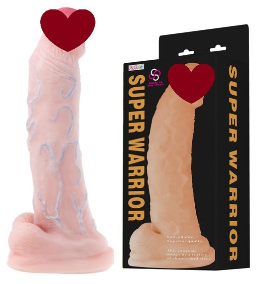 Фалоімітатор гігант на присосці Baile SUPER WARRIOR, BW-008077NG Sex Aura