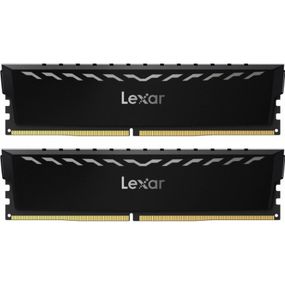 Модуль памяти для компьютера DDR4 16GB (2x8GB) 3600 MHz THOR Black Lexar (LD4U08G36C18LG-RGD)