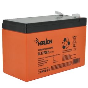 MERLION GL1270F2 7A•ч 12В Свинцево-кислотна акумуляторна батарея