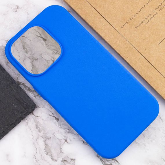 Чехол Silicone Case Full Protective (AA) NO LOGO для Apple iPhone 16 Pro Max (6.9") Синий / Capri Blue | Зображення 4
