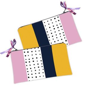 Косметичка жіноча Цветные полоски 20х12 см (K_ILI025)