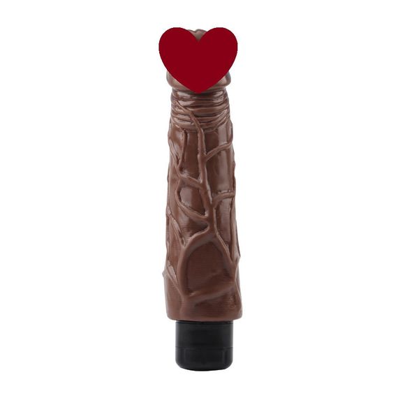 Реалістичний вібратор великого розміру Chisa Real Touch XXX Vibration Hard On, коричневий Sex Aura