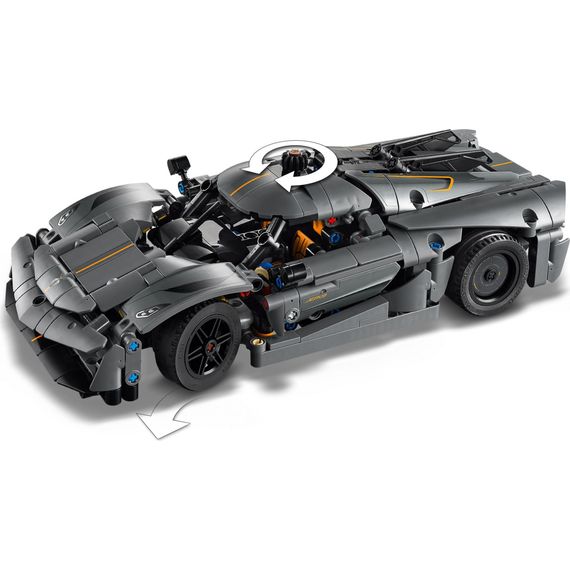 Конструктор LEGO Technic Koenigsegg Jesko Absolut — сірий гіперкар (42173) | Зображення 5