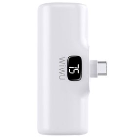 Портативний ЗП Power Bank WIWU Wi-P017-C Type-C 5000 mAh White