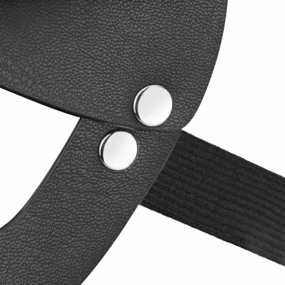 Маска кошечки Bedroom Fantasies PU Leather Kitty Black, черная Sex Aura | Зображення 4
