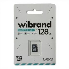 Карта пам'яті microSDXC (UHS-1 U3) Wibrand 128Gb class 10