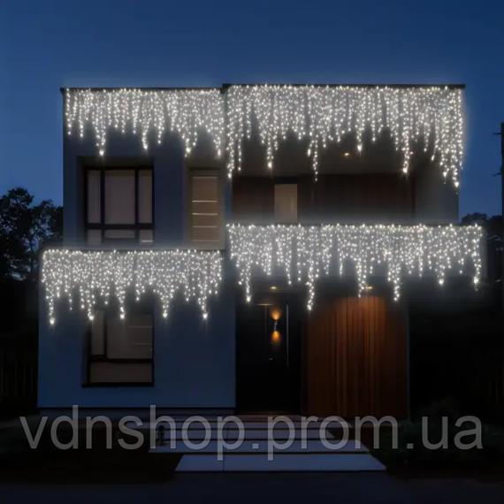 Вулична гірлянда Бахрома 20 м 335 LED білий провід Білий 20MWW | Зображення 1