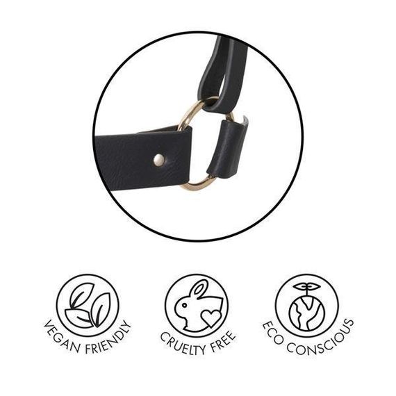 Чокер Bijoux Indiscrets MAZE — Tassel Chocker Black Sex Aura | Зображення 4