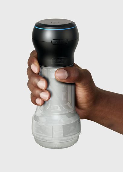Мастурбатор Kiiroo Feel Pocket Crystal с всасывающей интерактивной насадкой PowerBlow Combo Set Sex Aura | Зображення 5