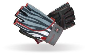 Рукавички для фітнесу MadMax MFG-911 Nine-eleven Zebra B&W zebra M