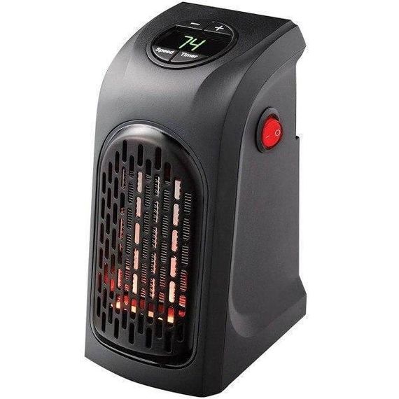 Портативний міні обігрівач 400Вт Handy Heater Чорний + пульт