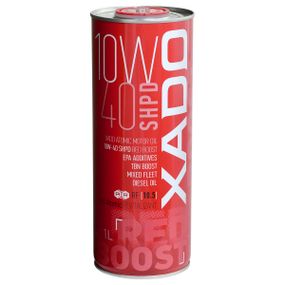 Напівсинтетична олива XADO Atomic Oil SHPD (SL/CI-4) RED BOOST 10W-40  1л