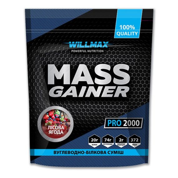 Гейнер Willmax MASS GAINER 2 кг