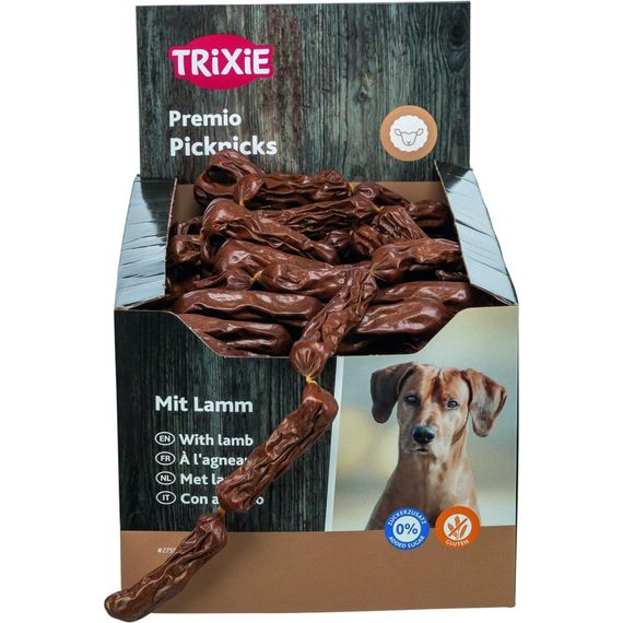 Ласощі Trixie Premio Picknicks для собак Сосиски з ягням 8 см 8 г 200 шт | Зображення 1
