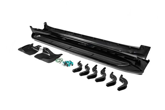 Бокові пороги (дизайн Lexus 2012-2016) Білі для Lexus LX570/450d | Зображення 1