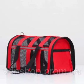 Червоний Сумка перенесення для котів та собак CosmoPet CP-46