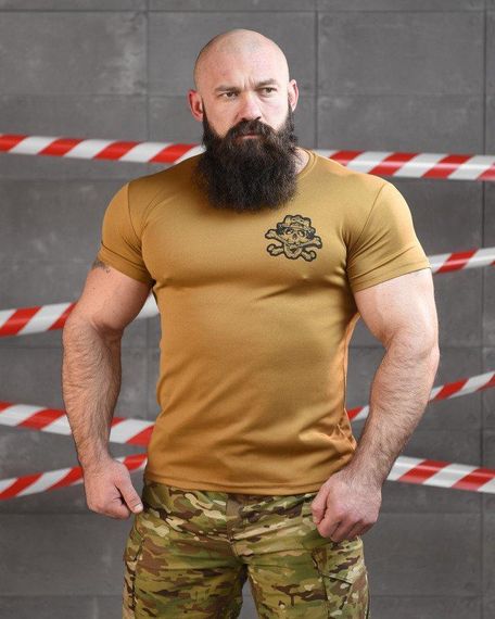 Тактична футболка потоотводящая SABUR ТРОН КАЙОТ ВТ6664