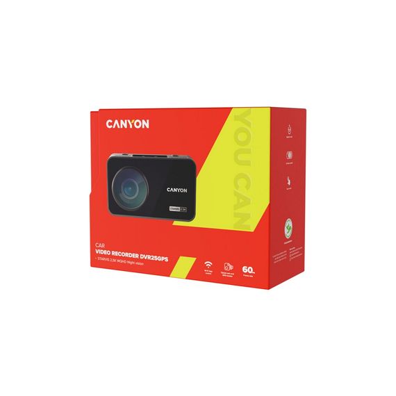 Відеореєстратор Canyon DVR25GPS WQHD 2.5K 1440p GPS Wi-Fi Black (CND-DVR25GPS) | Зображення 7
