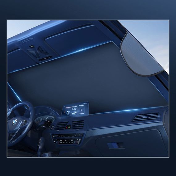 Солнцезащитная шторка на лобовое стекло with 5 magnets (наружная) Rainbow | Зображення 6