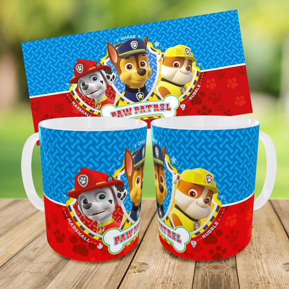 Набір дитячий Щенячий патруль рюкзак 36х27см сумка-бананка, кружка з принтом для хлопчика (01629) | Зображення 8