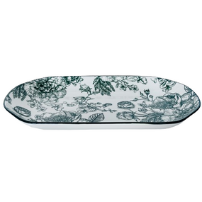 Блюдо овальне 30см 7186271 Blossom Green LIMITED EDITION