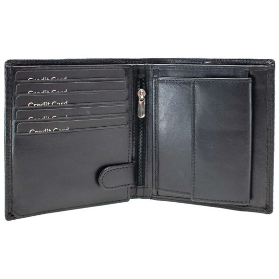 Портмоне чоловіче шкіряне Semi Line RFID Black (P8268-0) | Зображення 1