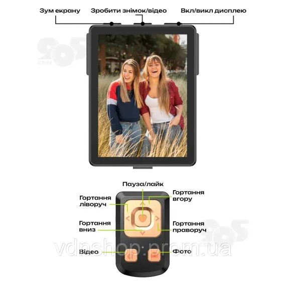 Штатив-монопод для телефону CL07 зі знімним екраном та Bluetooth-пультом 170 см, 3в1 для фото та відео | Зображення 2