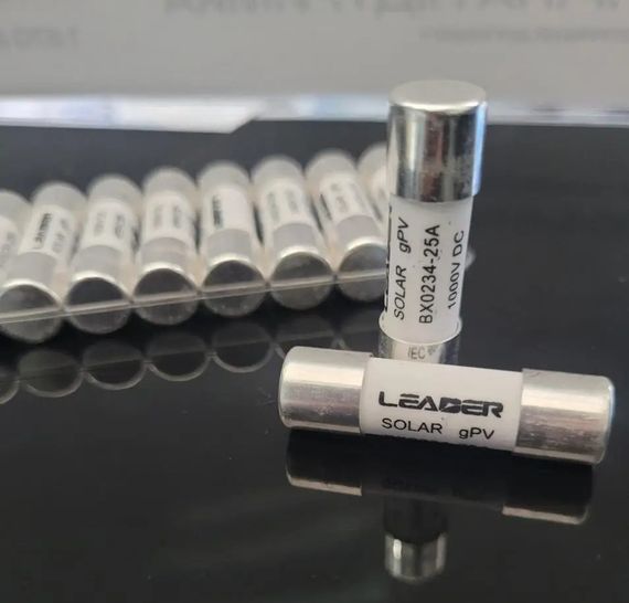30А Запобіжник DC (є 6А / 8А / 10А / 15А / 20А / 25А) 1000V Solar Fuse PV для захисту сонячної системи LEADER | Зображення 2