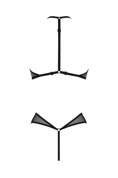 Боди Passion SATARA BODY Черный S/M | Зображення 3