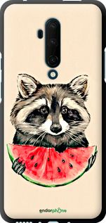 Чохол на OnePlus 7T Pro Єнотик з кавуном "4605b-1810-2448"