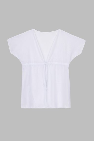 Туніка пляжна для дівчинки A614 120 см Білий (2000990371973S) shop (2000990371973)