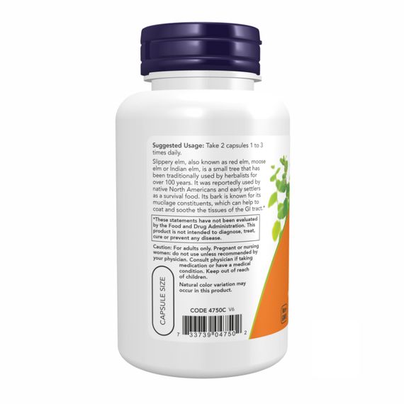 Slippery Elm 400 mg - 100 vcaps | Зображення 2